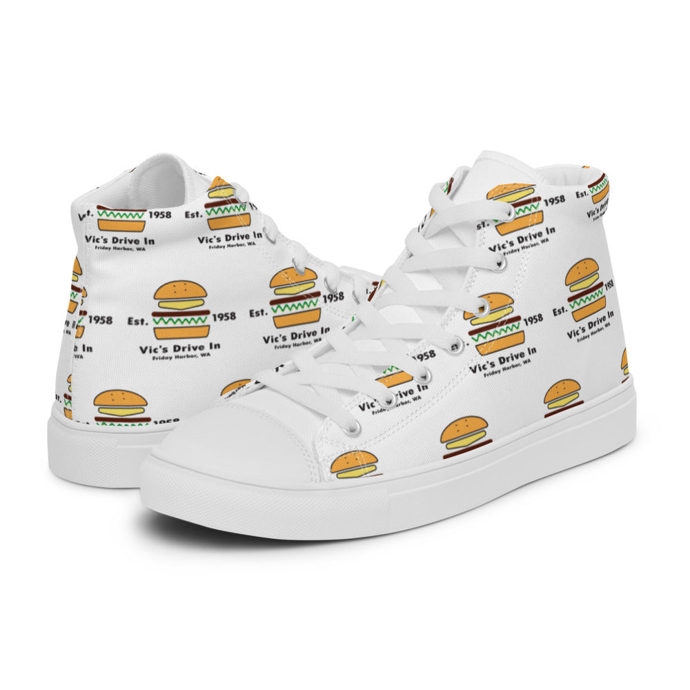 2022 Men’s Burger high top canvas shoes