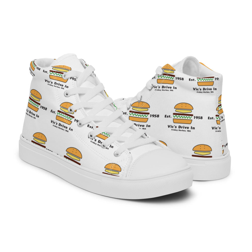 2022 Men’s Burger high top canvas shoes