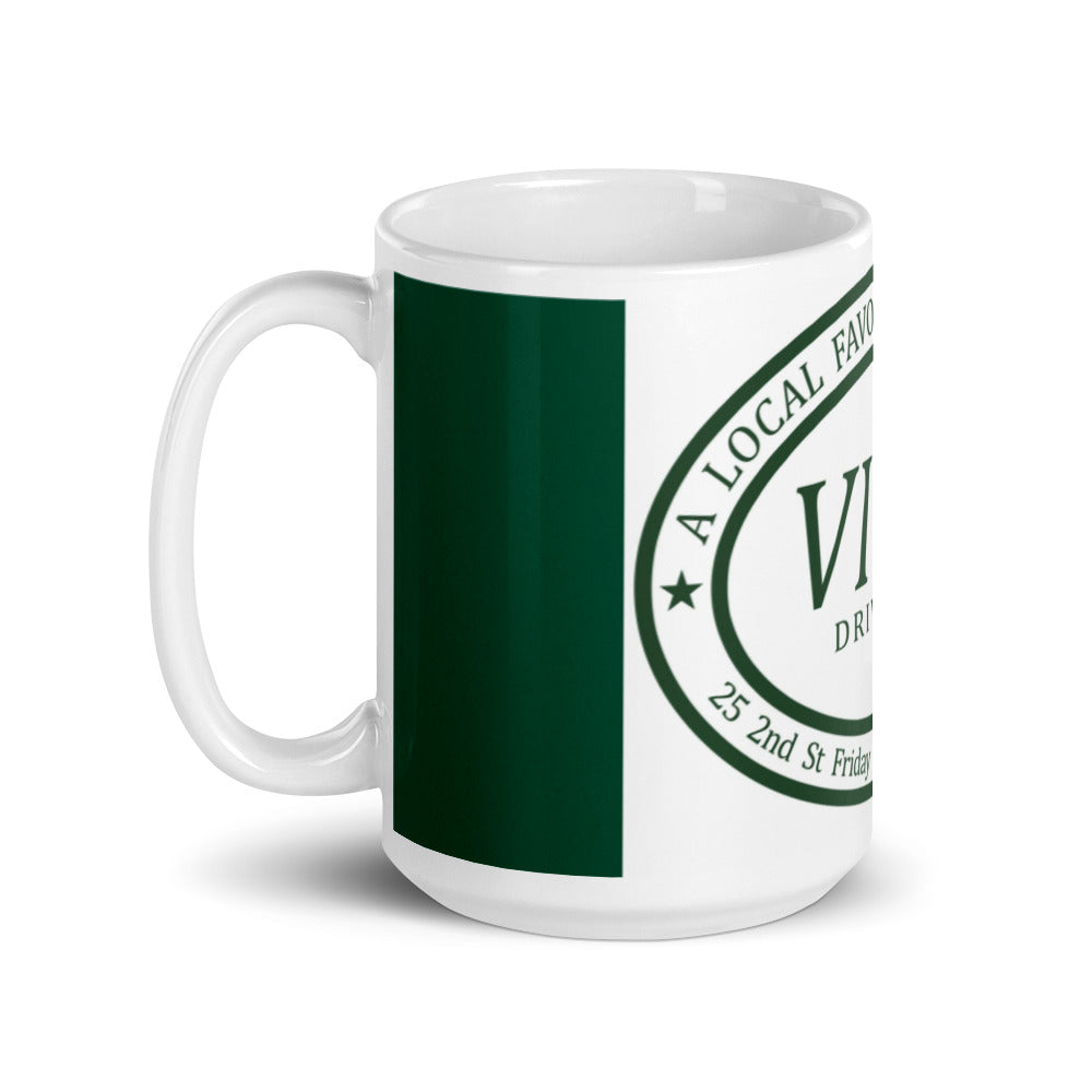 Vic's Classic White glossy mug